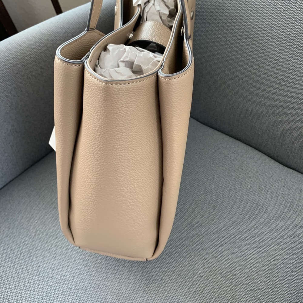 Karl Lagerfeld brown-cream color shoulder bag - Picture 2 of 8